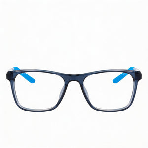 Nike 5058 Rectangle Eyeglasses Unisex — front view, Plastic
