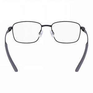 Nike 6046 Rectangle Eyeglasses for Unisex — interior view, Polycarbonate demo lenses