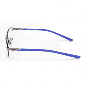 Nike 6067 Rectangle Eyeglasses for Men — front view, Metal