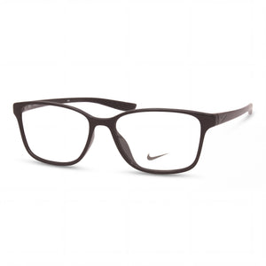 Nike 7027 Black Rectangle Eyeglasses Unisex, Titanium frame