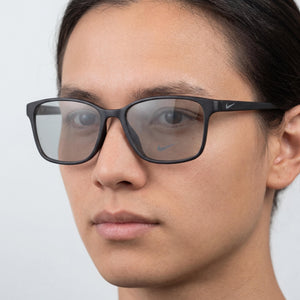 Nike 7027 Black Eyeglasses Unisex — lifestyle wear, office and reading