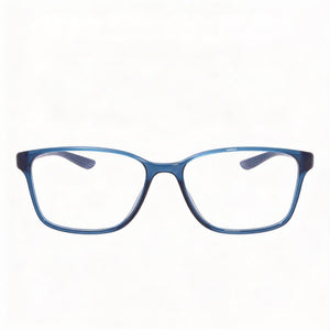 Nike 7027 Rectangle Eyeglasses for Men — front view, Metal
