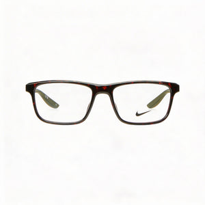 Nike 7046 Rectangle Eyeglasses for Unisex — front view, Alloy Steel
