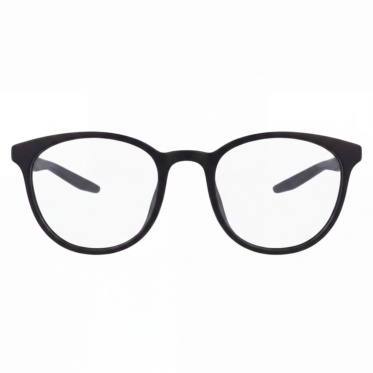 Nike 7128 Matte Black Round Eyeglasses for Women, Photo 2