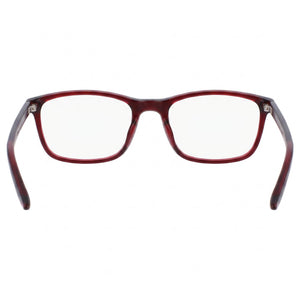 Nike 7129 46847 Rectangle Eyeglasses for Women — interior view, Polycarbonate demo lenses