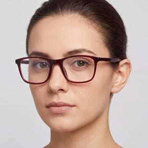 Nike 7129 46847 Red Eyeglasses Women — lifestyle wear, museum visits and gallery days