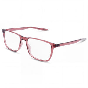Nike 7130 Smokey Mauve Rectangle Eyeglasses for Unisex, Plastic frame