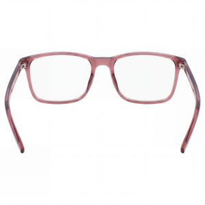 Nike 7130 Rectangle Eyeglasses Unisex — side view, Smokey Mauve Plastic temples