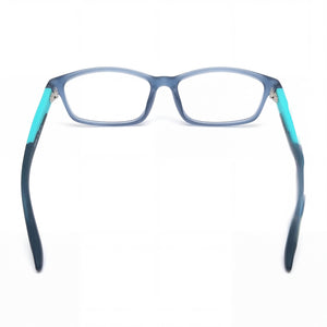 Nike 7130af Rectangle Eyeglasses Unisex — interior view, Plastic or Polycarbonate demo lenses