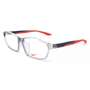 Nike 7130af Transparent Rectangle Eyeglasses for Men, Plastic frame