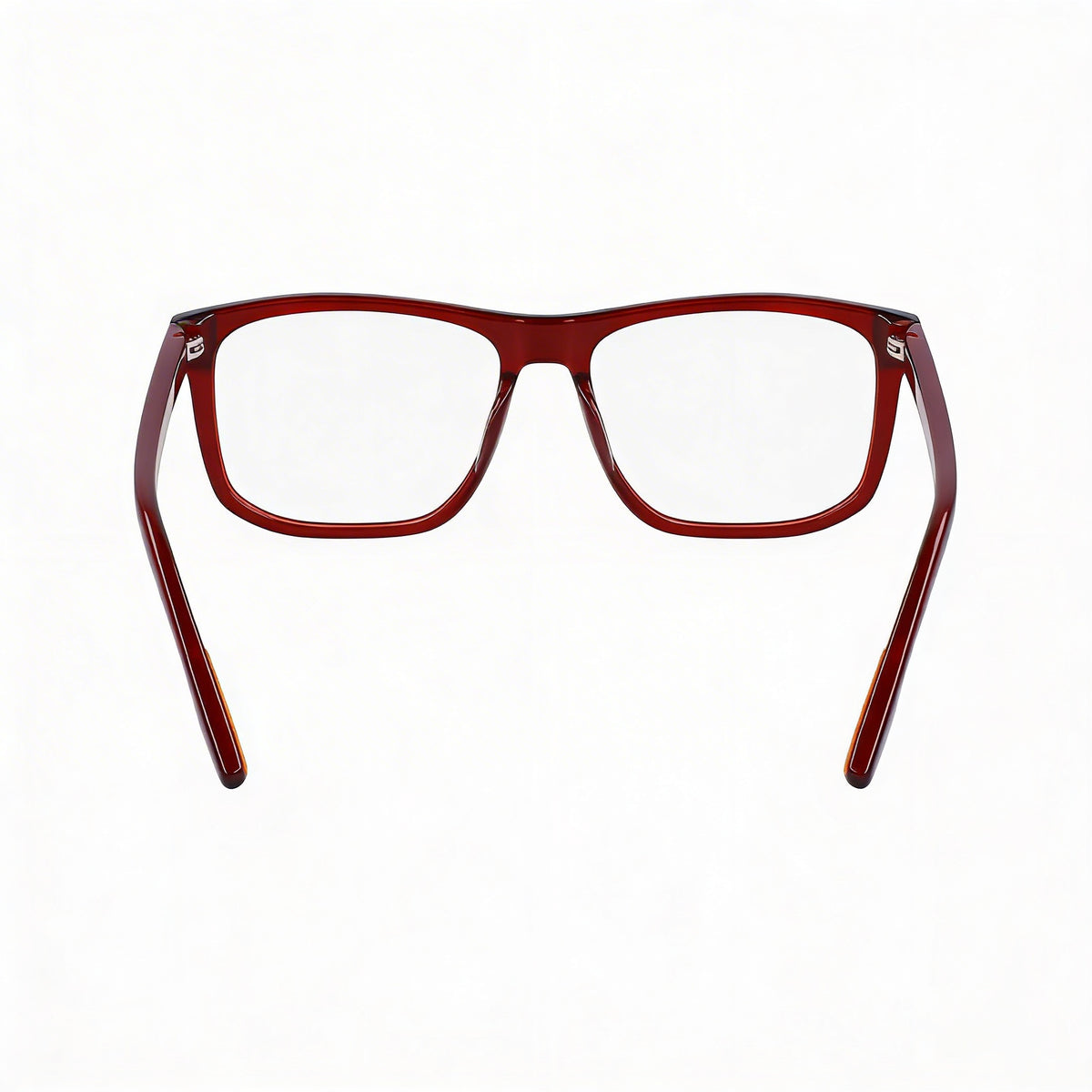 Nike 7163 Red Rectangle Eyeglasses Unisex, 55mm, Photo 3