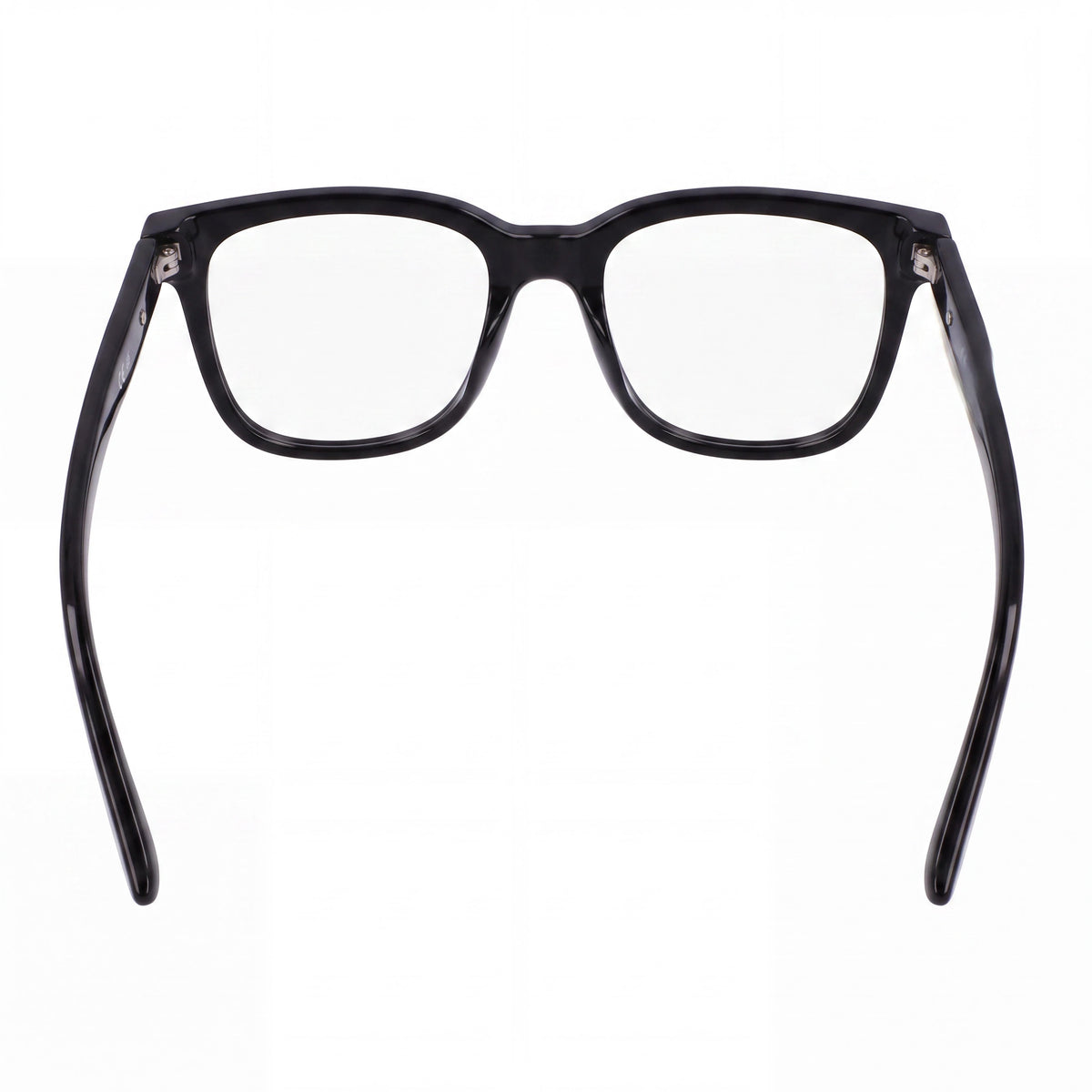 Nike 7166 Black Rectangle Eyeglasses Unisex, 53mm, Photo 4