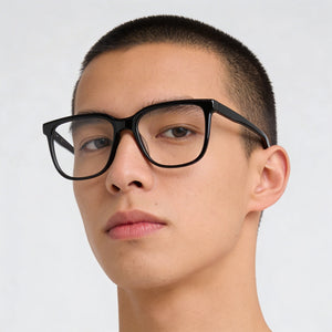 Nike 7166 Black Eyeglasses Unisex — lifestyle wear, office and reading