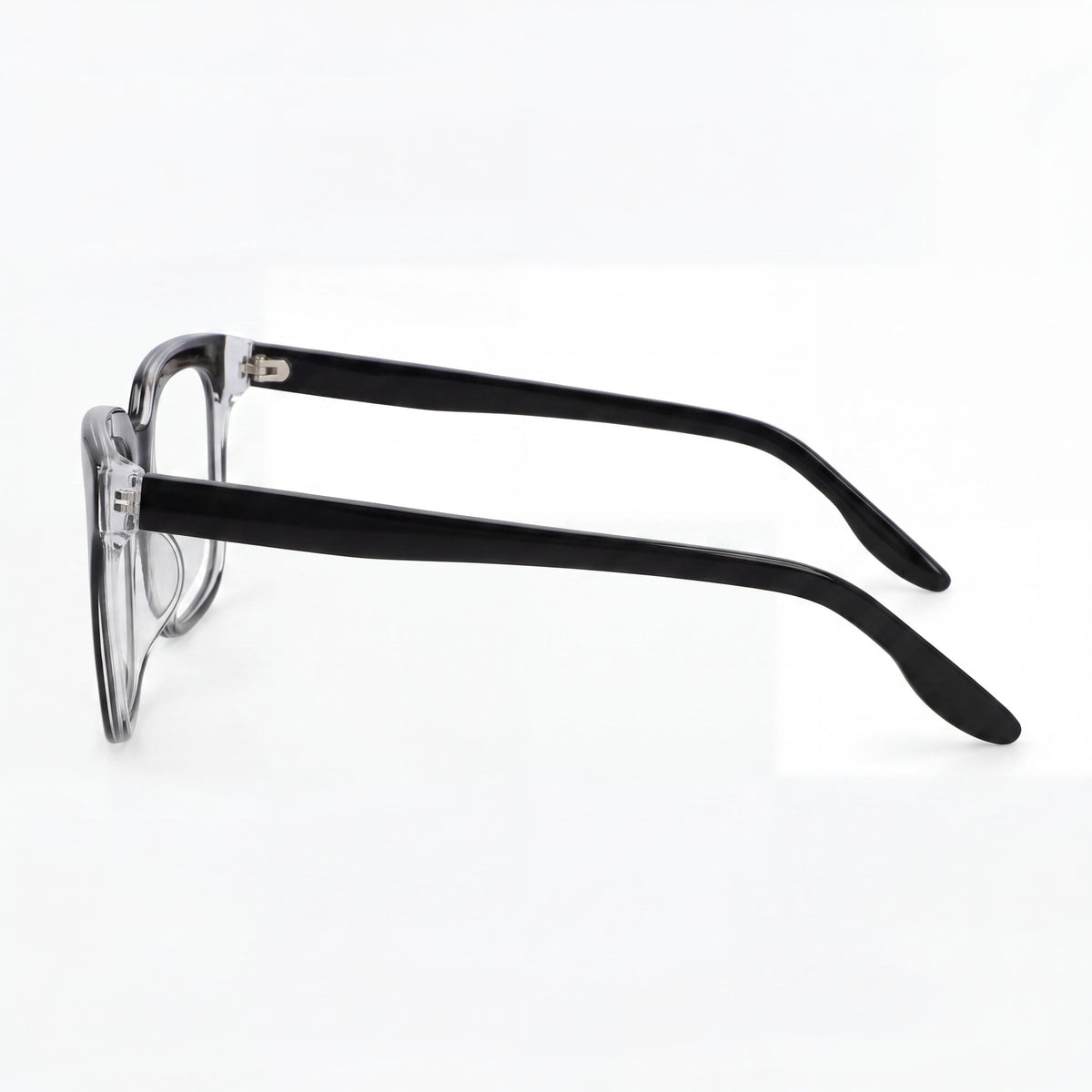 Nike 7167lb Black Crystal Clear Eyeglasses for Men, 52mm, Photo 2