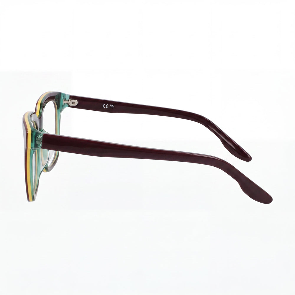 Nike 7167LB Rectangle Eyeglasses for Men — front view, Metal