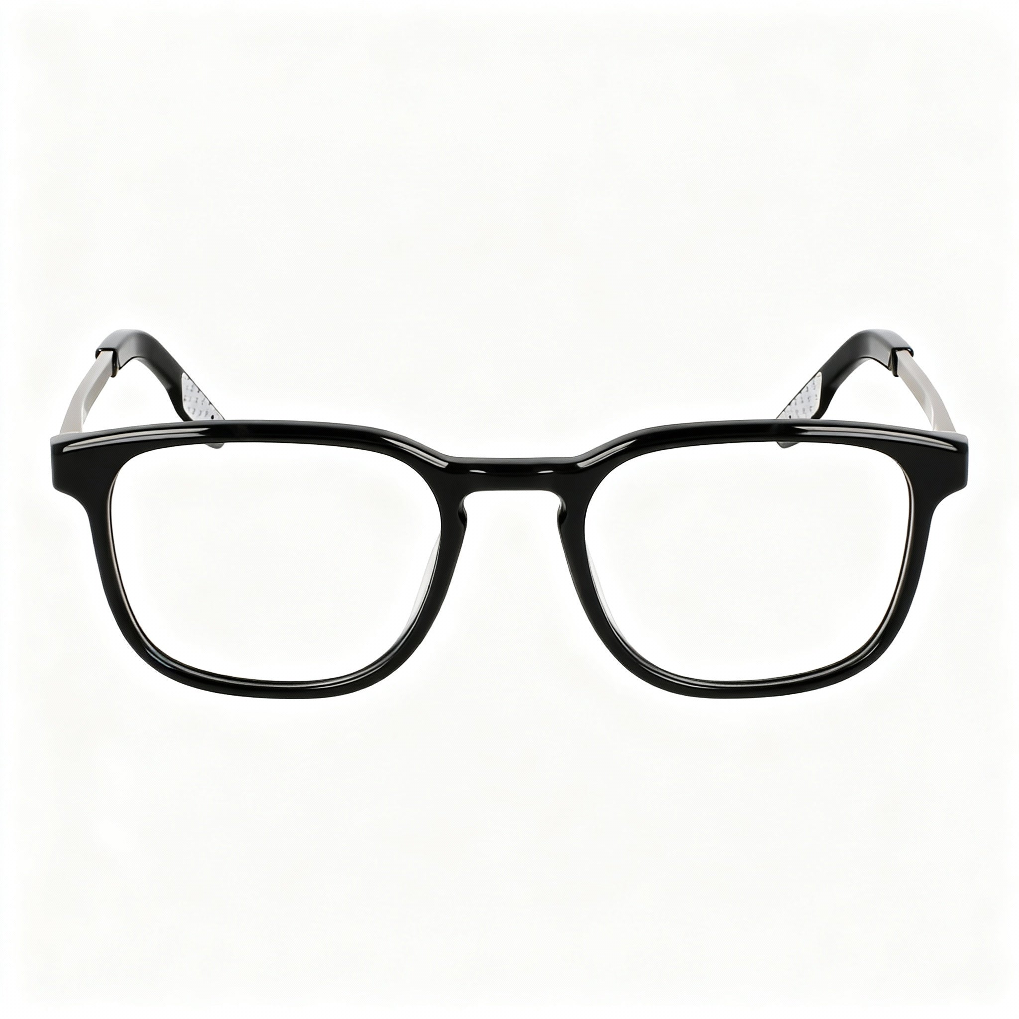 Nike 7171 Black Rectangle Eyeglasses Unisex, Metal 51mm, Photo 2