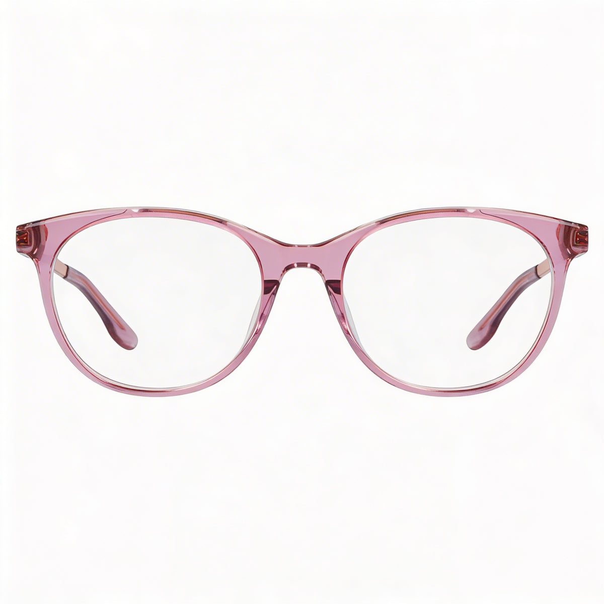 Nike 7173 Mauve/Pink Laminate Round Eyeglasses Unisex, 51mm, Photo 2