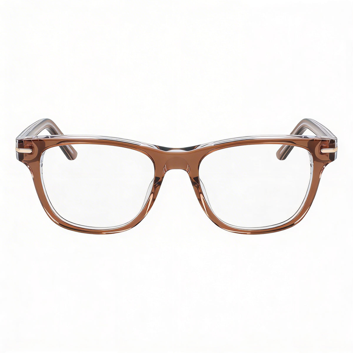 Gafas graduadas rectangulares Nike 7176 para mujer, color marrón, 51 mm, Photo 2