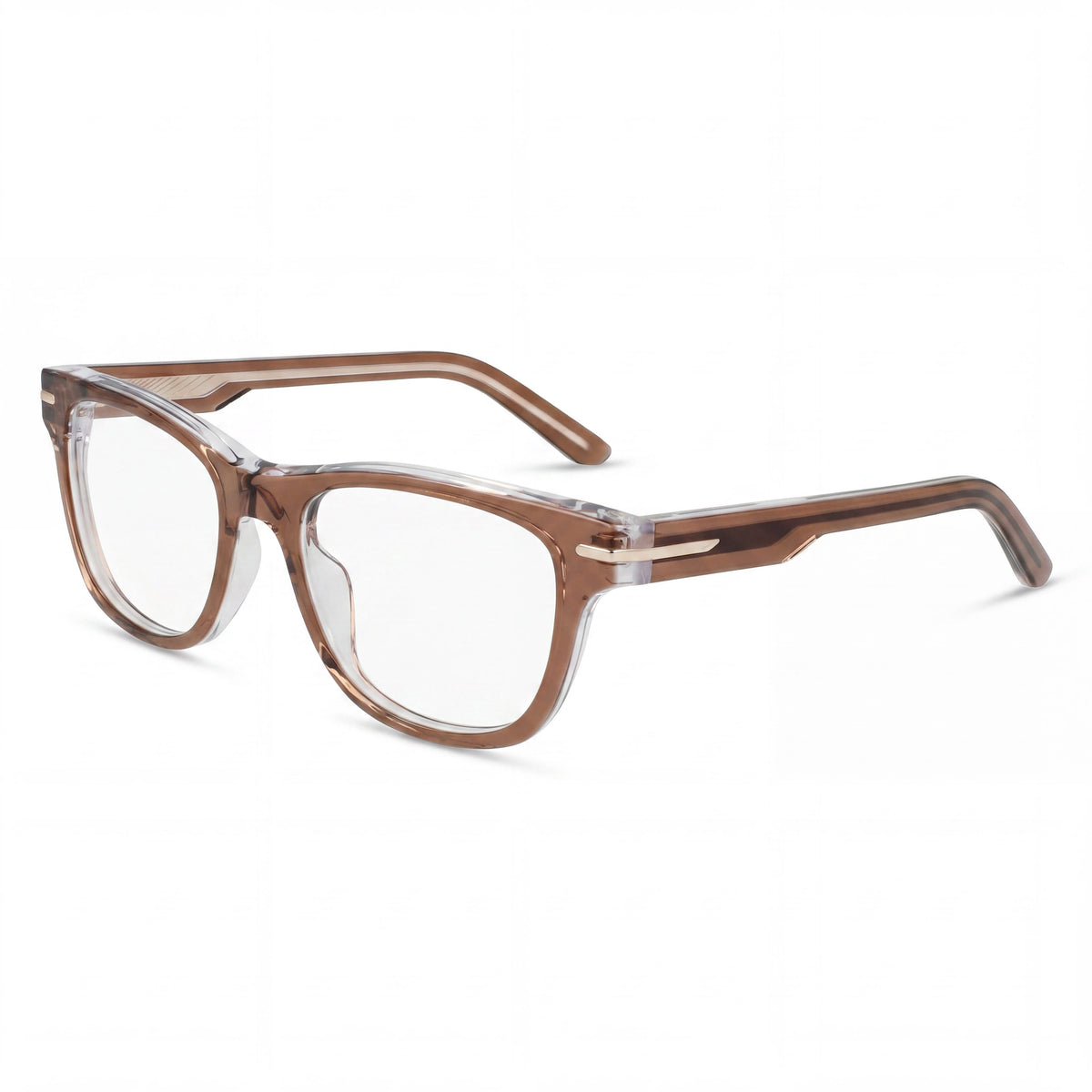 Gafas graduadas rectangulares para mujer Nike 7176 Mink Crystal Laminate, 51 mm, Photo 1