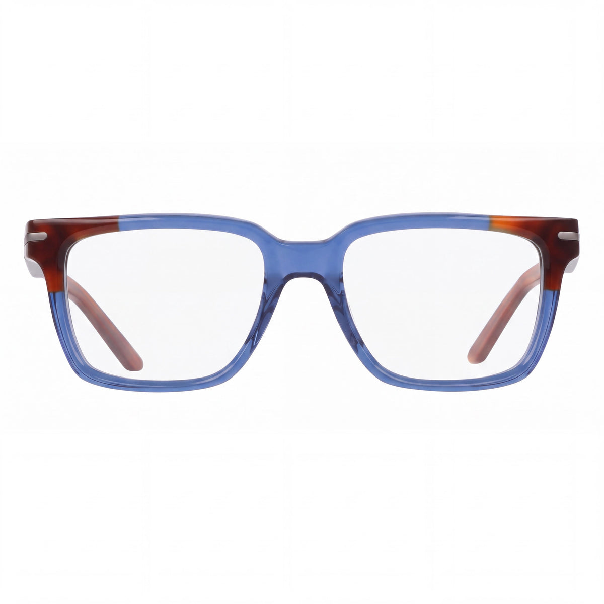 Nike 7178 Denim/Honey Tortoise Rectangle Eyeglasses Unisex, Photo 2