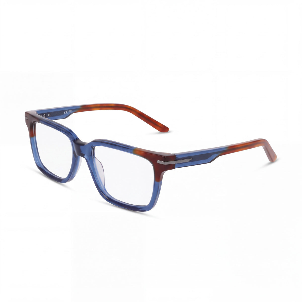 Nike 7178 Denim/Honey Tortoise Rectangle Eyeglasses Unisex, Photo 1
