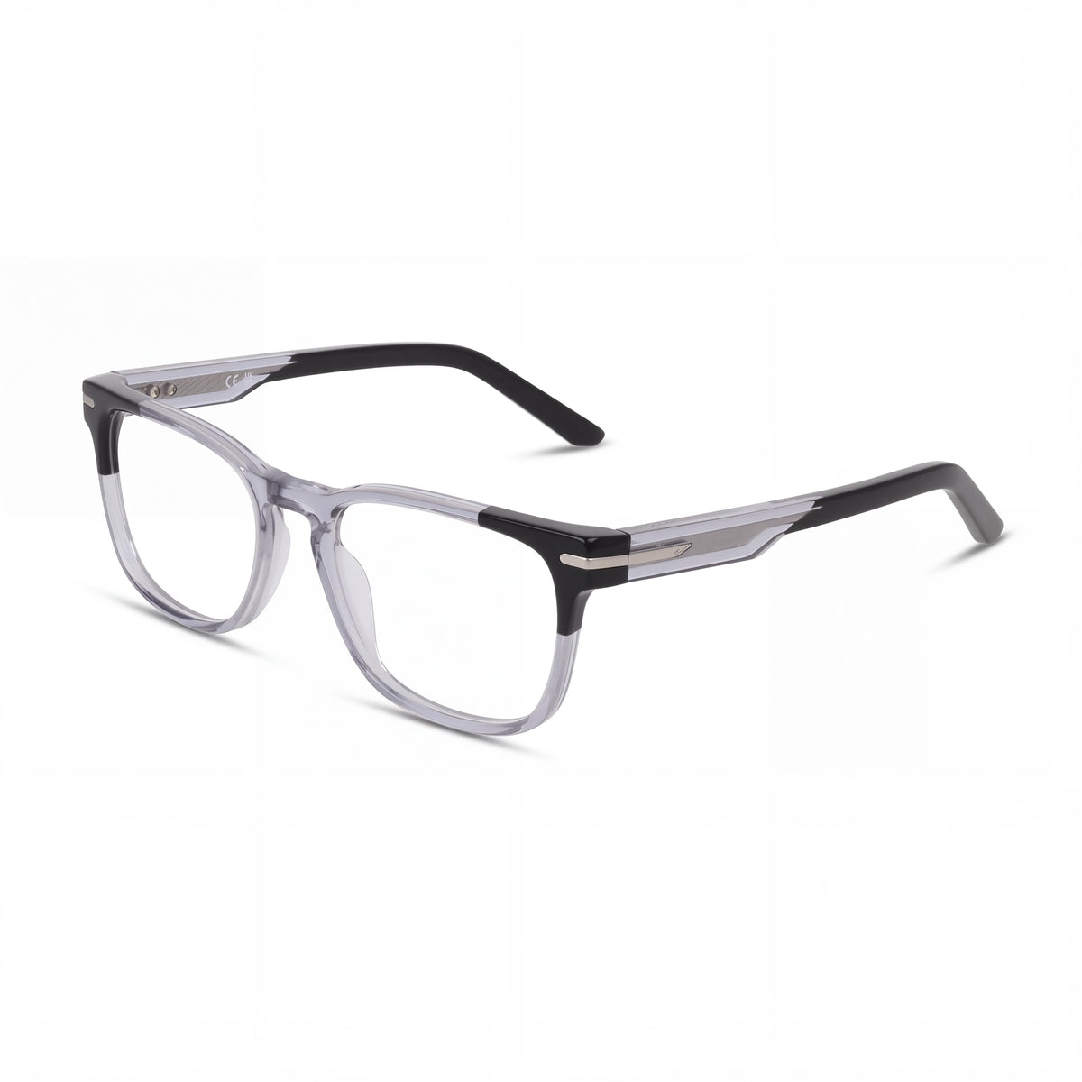 Gafas rectangulares unisex Nike 7180 gris/negro, Photo 1
