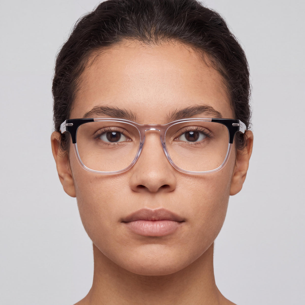 Gafas rectangulares unisex Nike 7180 gris/negro, Photo 4