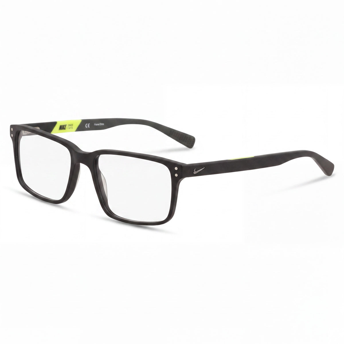Gafas graduadas unisex Nike 7240 rectangulares en negro mate, 55 mm, Photo 1