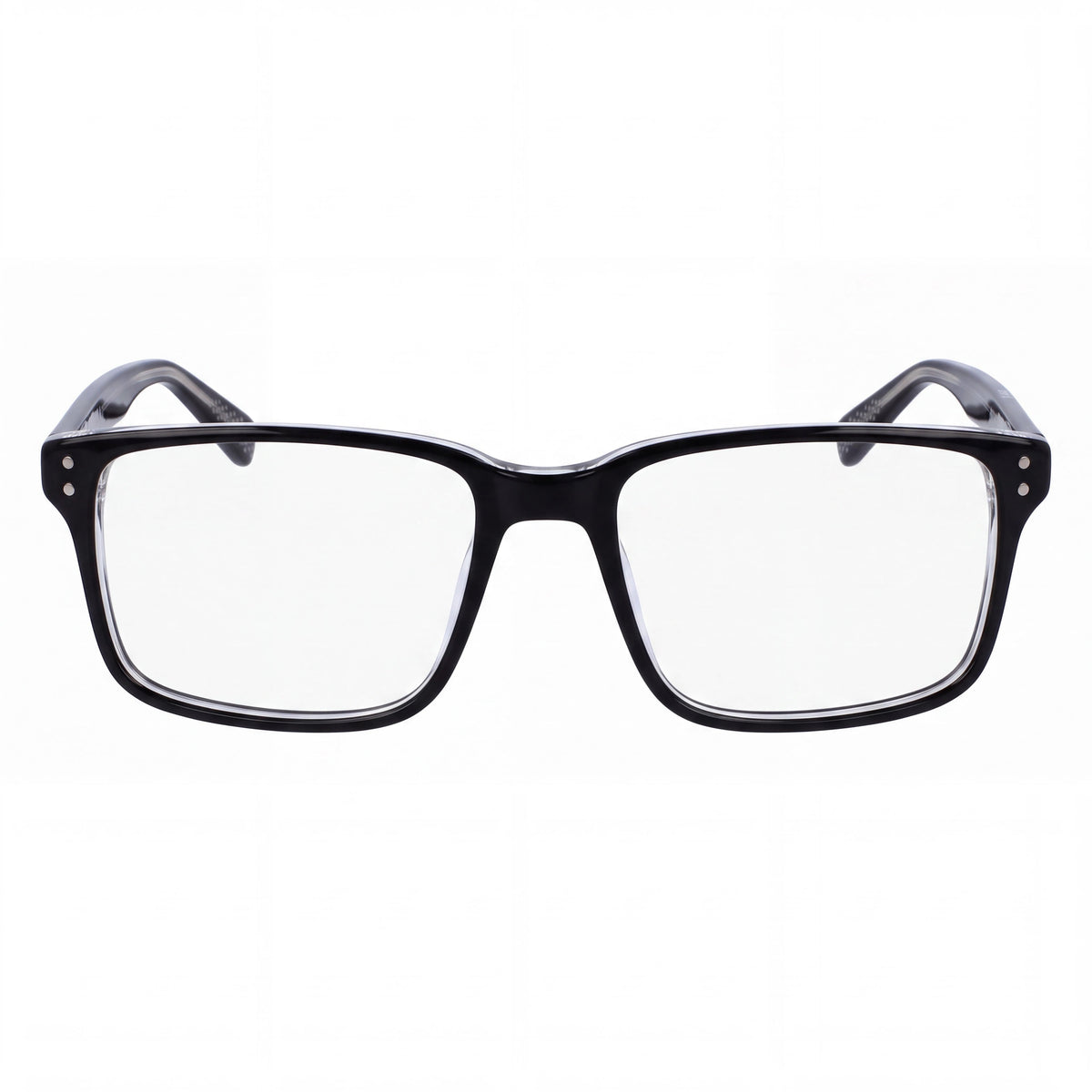 Gafas rectangulares unisex Nike 7240 N negras/transparentes, 55 mm, Photo 2