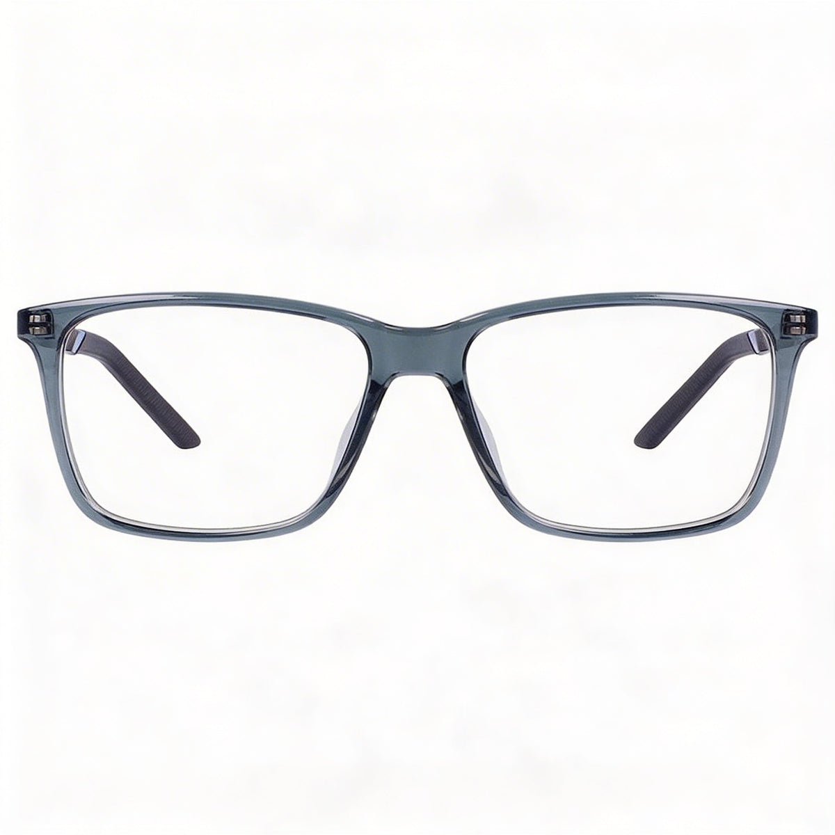Nike 7258 Matte Black Rectangle Eyeglasses Unisex, Photo 2
