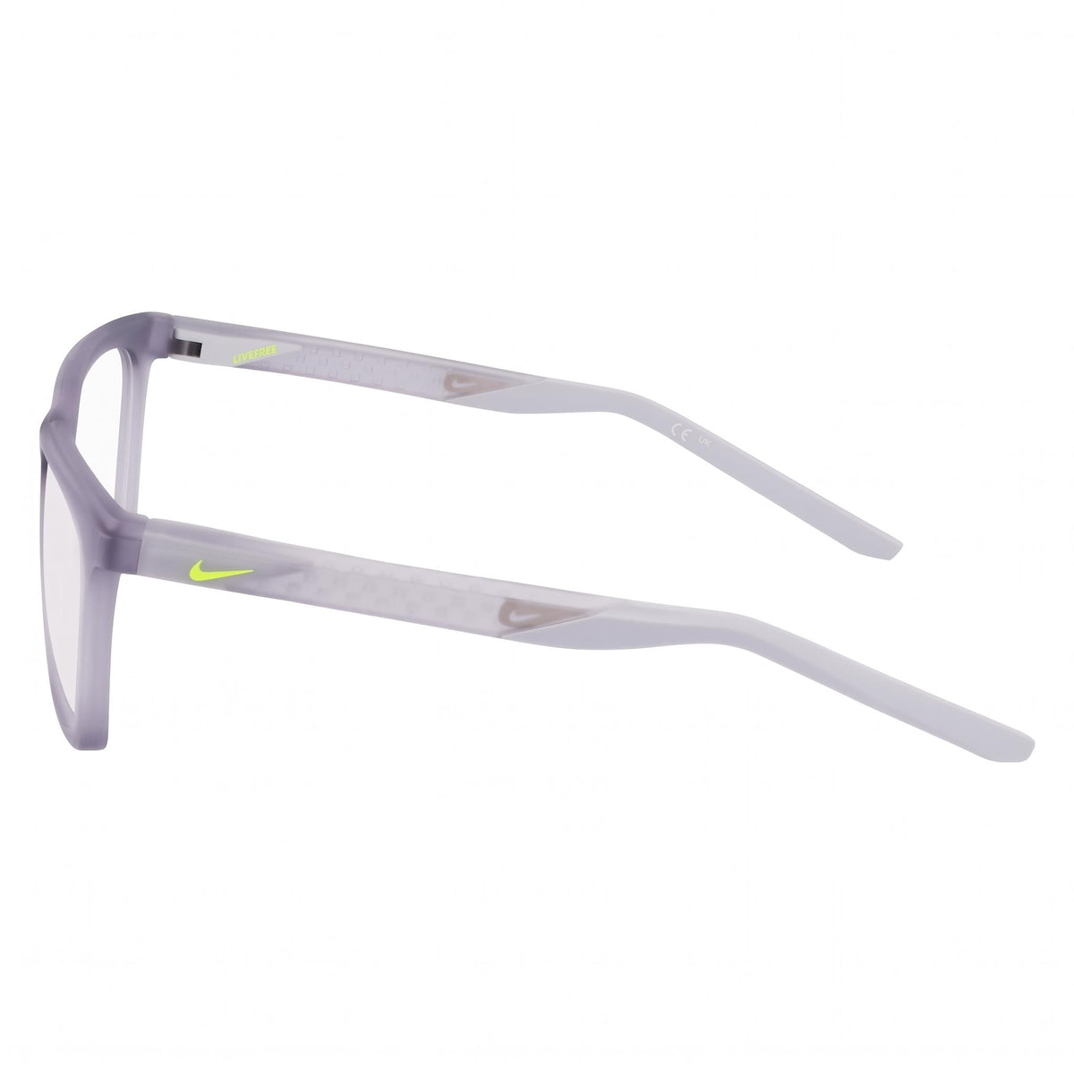 Gafas rectangulares unisex Nike 7273 Matte Wolf Grey, 53 mm, Photo 3