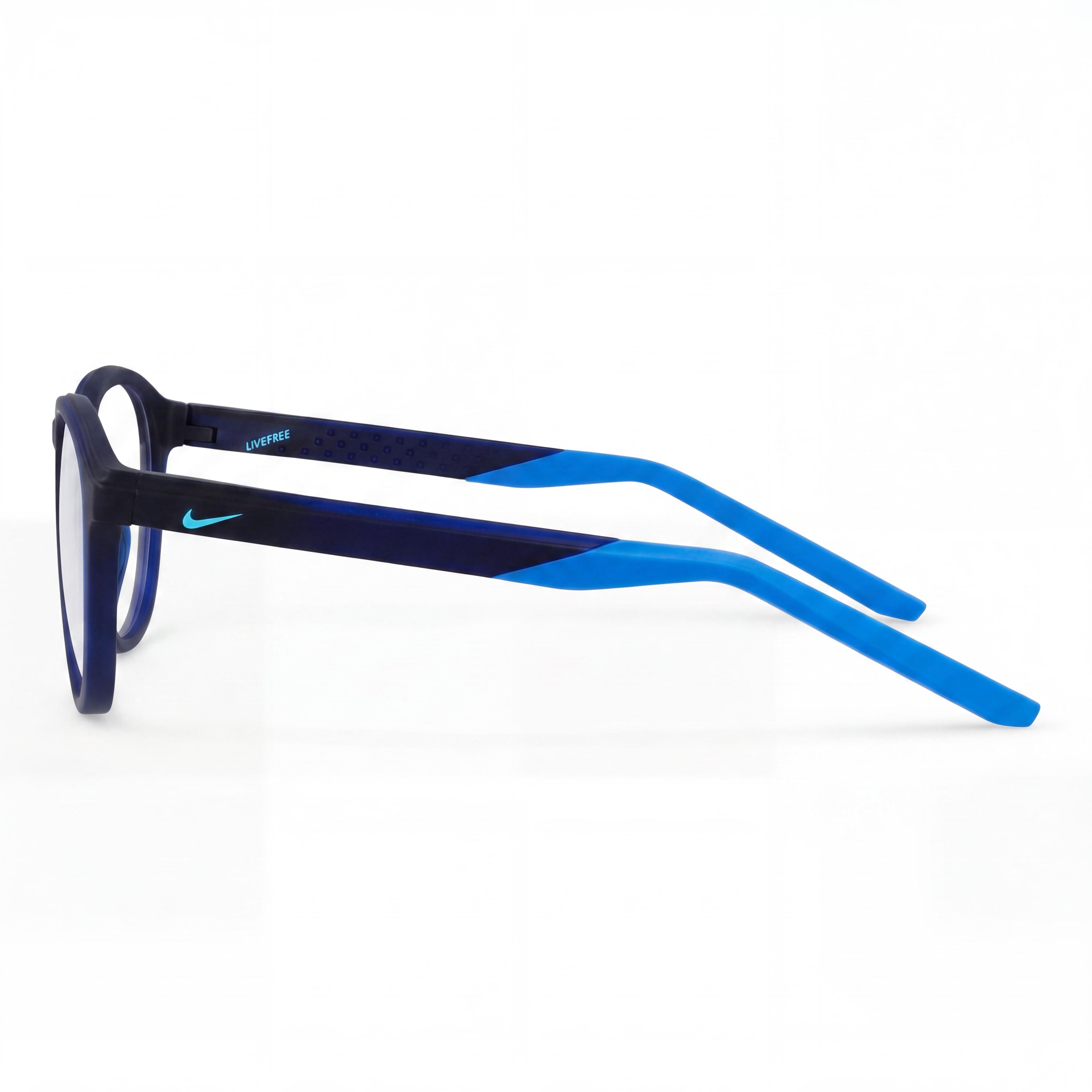 Gafas Nike 7274 Midnight Navy redondas unisex, de metal, 50 mm, Photo 2