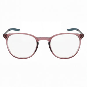 Nike 7280 Round Eyeglasses Unisex — front view, Acetate