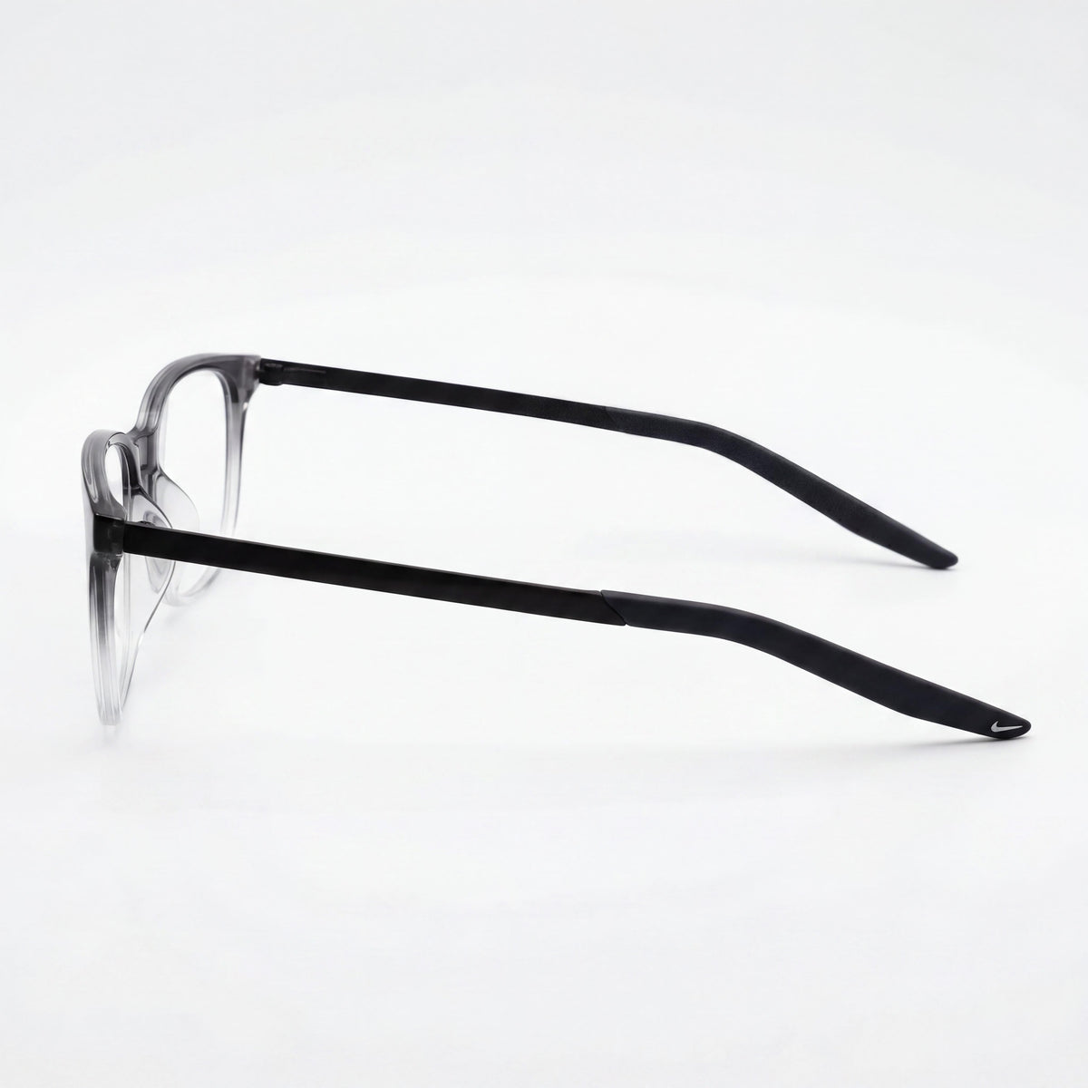 Gafas graduadas rectangulares para mujer Nike 7283, gris oscuro con degradado transparente, 52 mm, Photo 2