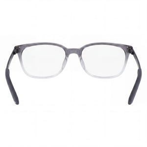 Nike 7283 Rectangle Eyeglasses Women — side view, Gray Plastic temples
