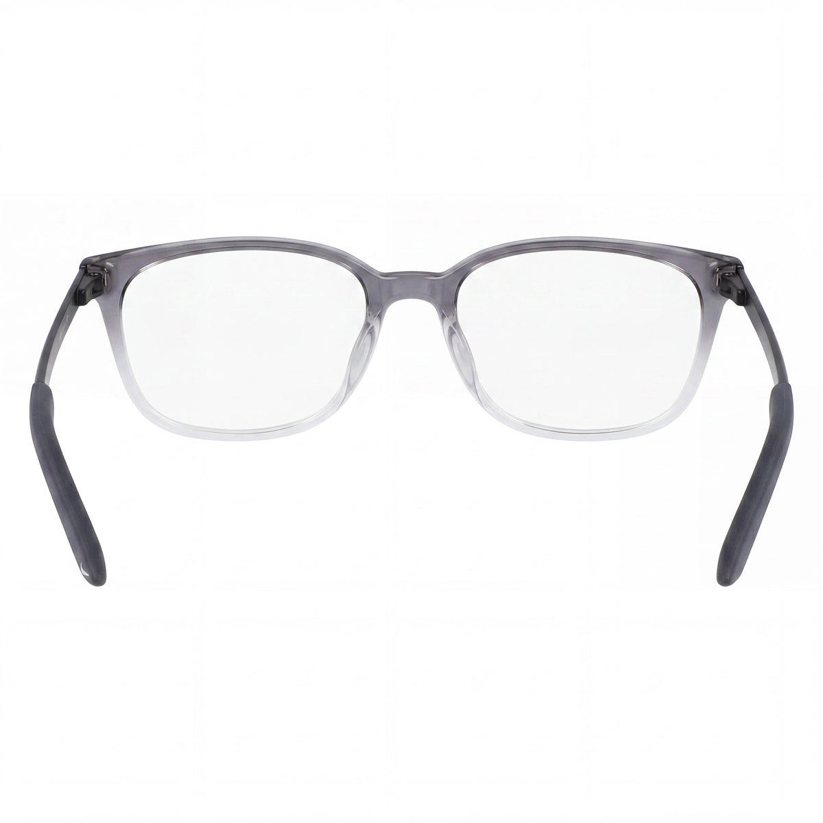 Gafas graduadas rectangulares para mujer Nike 7283, gris oscuro con degradado transparente, 52 mm, Photo 3