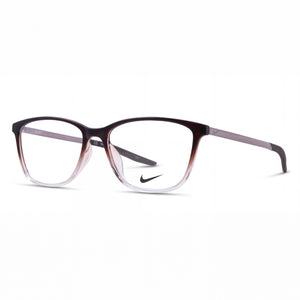 Nike 7284 Black Rectangle Eyeglasses for Women, Plastic frame