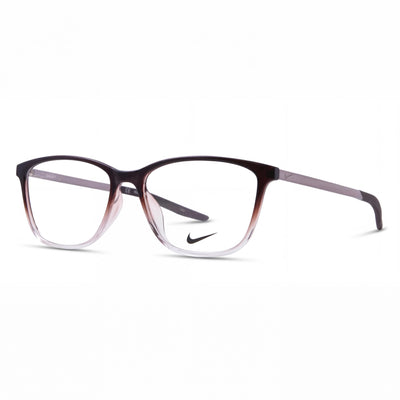 Nike 7284 Black Rectangle Eyeglasses for Women, Plastic frame