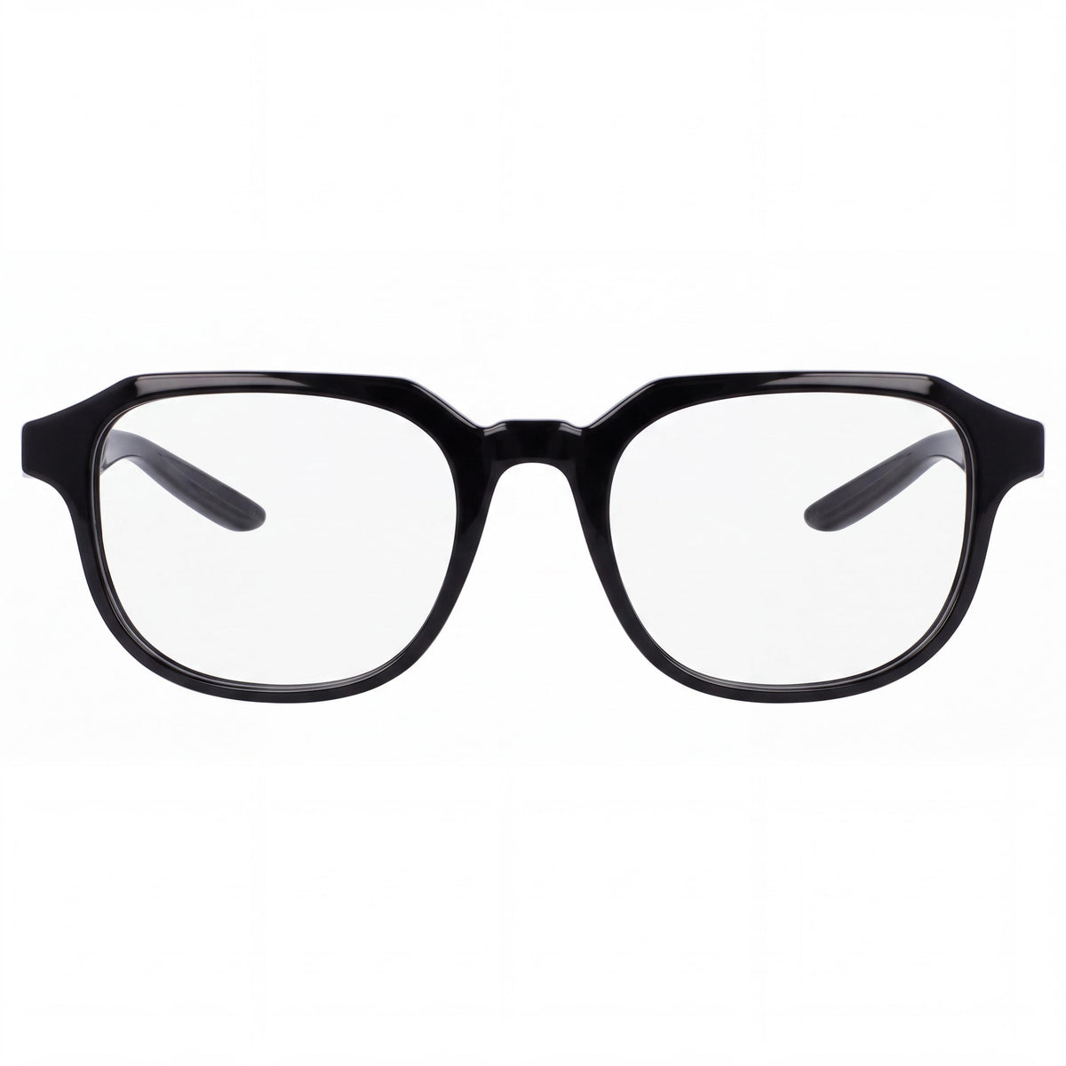 Nike 7303 Black Rectangle Eyeglasses Unisex, Magnesium 52mm, Photo 2