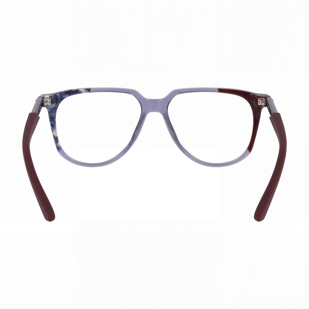Gafas graduadas clásicas de acetato para hombre Nike 7309 en azul borgoña, lente de 54 mm, puente de 15 mm, varillas de 145 mm, Photo 2
