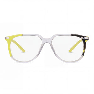 Nike 7309 Square Eyeglasses for Men — front view, Acetate