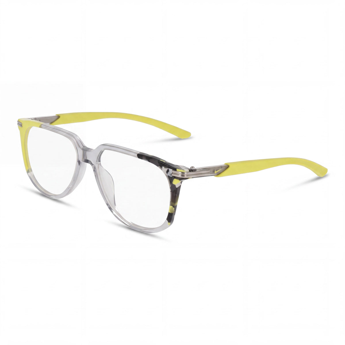 Gafas graduadas clásicas de acetato para hombre Nike 7309, color humo claro/citron, 54 mm, Photo 1