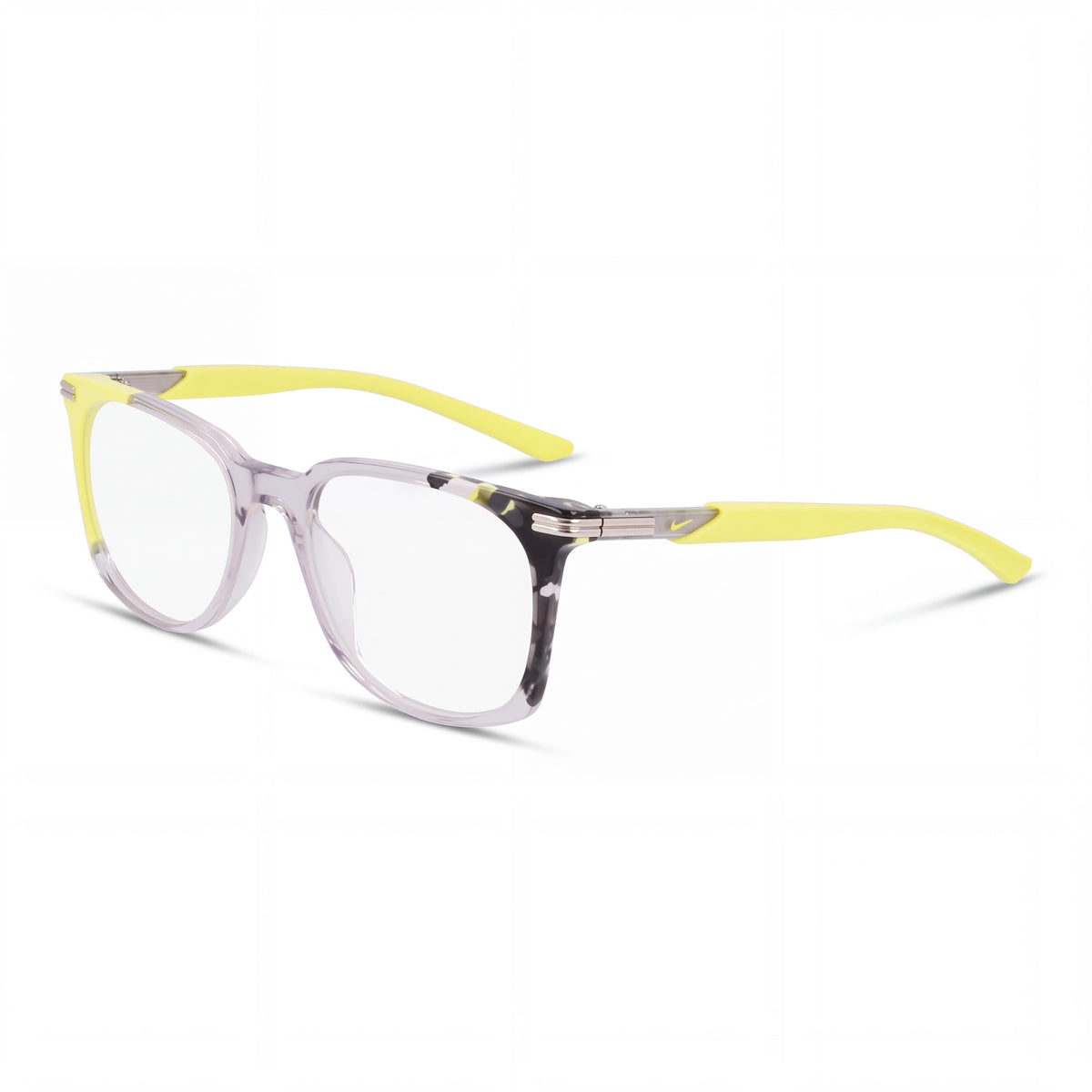 Montura de gafas clásica para hombre Nike 7310 de acetato en color humo claro cítrico con lentes de policarbonato color humo claro de 52 mm, Photo 1