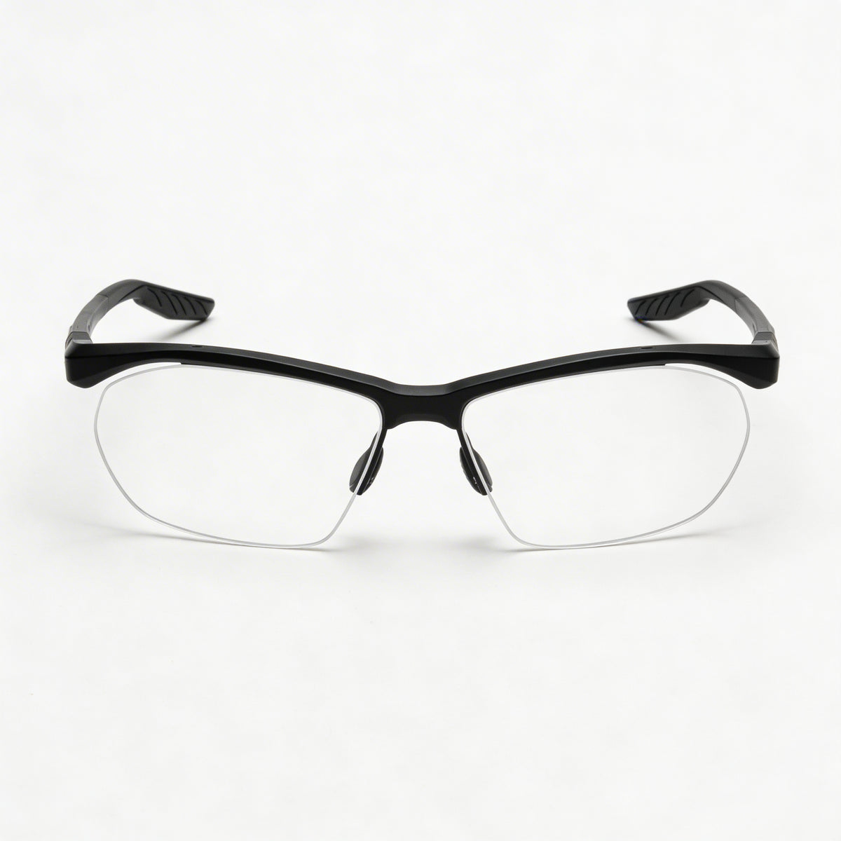 Nike 7401 Matte Black Shield Eyeglasses Unisex, Plastic 58mm, Photo 2