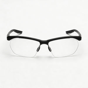 Nike 7401 Shield Eyeglasses Unisex — front view, Plastic