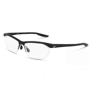Nike 7401 Black Shield Eyeglasses Unisex, Plastic frame