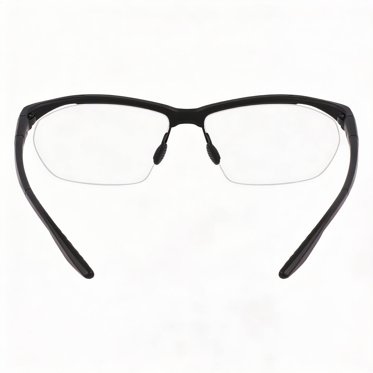 Nike 7401 Matte Black Shield Eyeglasses Unisex, Plastic 58mm, Photo 3