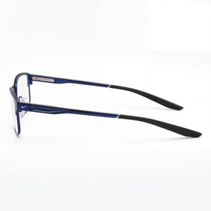Nike 8046 Square Eyeglasses Unisex — front view, Metal