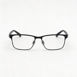 Nike 8130 Rectangle Eyeglasses Unisex — front view, Plastic