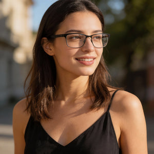 Nike 8130 Black Eyeglasses Unisex — lifestyle wear, office and reading